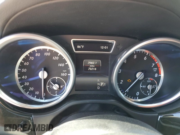 2015 Mercedes-Benz GL-Class GL 450 with VIN 4JGDF6EE6FA501612, listed as a Copart auction lot 73176283 with 73,216 mi miles. Bid and sale history available at carsss.com. Image 9.