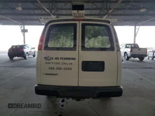 2018 Chevrolet Express Cargo Van with VIN 1GCWGAFG5J1315758, listed as a Copart auction lot 86204684 with 192,498 mi miles and Salvage Title. Bid and sale history available at carsss.com. Image 6.