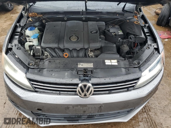 2012 Volkswagen Jetta SE with VIN 3VWDX7AJ3CM406558, listed as a Copart auction lot 47367825 with 163,613 mi miles and Salvage title. Bid and sale history available at DreamBid. Image 11.