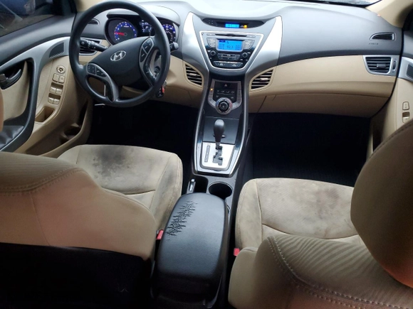 2013 Hyundai Elantra Limited with VIN KMHDH4AE2DU757732, listed as a Copart auction lot 51809055 with 123,548 mi miles and Salvage Title. Bid and sale history available at carsss.com. Image 8.