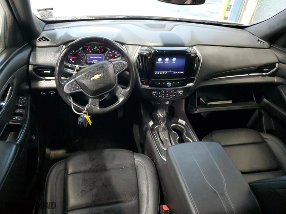 2022 Chevrolet Traverse LT Leather with VIN 1GNEVHKW6NJ105898, listed as a Copart auction lot 50015715 with 93,269 mi miles and Salvage Title. Bid and sale history available at carsss.com. Image 8.