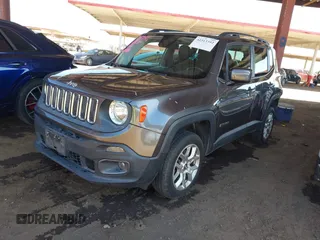 2017 Jeep Renegade Latitude with VIN ZACCJBBB9HPE88147, listed as a IAAI auction lot 42313592 with 136,111 mi miles and . Bid and sale history available at DreamBid. Image 2.