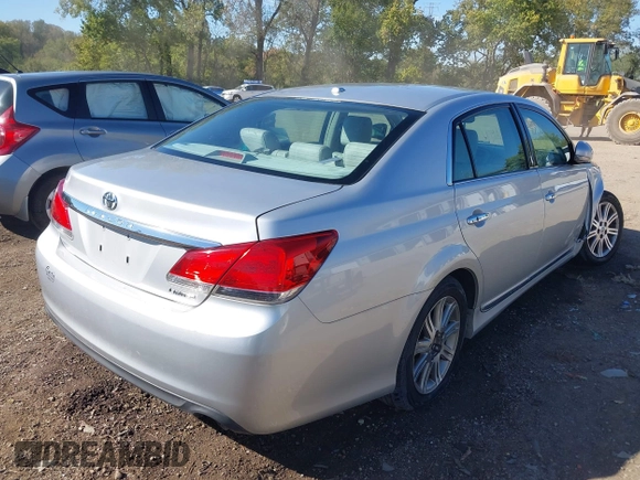 2011 Toyota Avalon with VIN 4T1BK3DB5BU419291, listed as a IAAI auction lot 40501166 with 175,932 mi miles and . Bid and sale history available at DreamBid. Image 4.