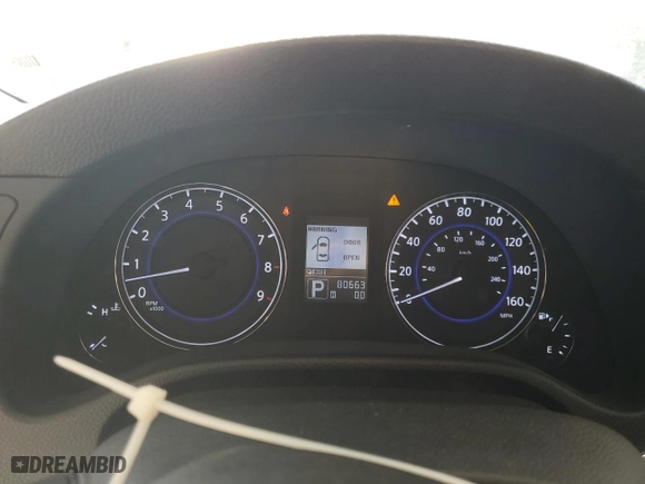 2014 Infiniti Q60 Coupe with VIN JN1CV6EL8EM130373, listed as a Copart auction lot 52548985 with 80,663 mi miles and Salvage Title. Bid and sale history available at carsss.com. Image 9.