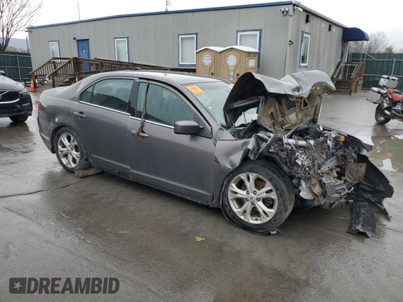 2012 Ford Fusion SE with VIN 3FAHP0HA9CR333335, listed as a Copart auction lot 52548315 with 0 mi miles and Salvage Title. Bid and sale history available at carsss.com. Image 4.