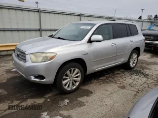 2010 Toyota Highlander Hybrid with VIN JTEBW3EH6A2044674, listed as a Copart auction lot 86433024 with 231,576 mi miles and Clean Title. Bid and sale history available at carsss.com. Image 1.