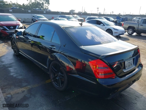 2010 Mercedes-Benz S-Class S 550 with VIN WDDNG7BB9AA334537, listed as a IAAI auction lot 41460106 with 158,699 mi miles. Bid and sale history available at carsss.com. Image 3.