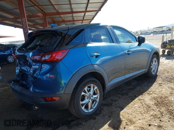 2019 Mazda CX-3 Sport with VIN JM1DKDB7XK1419841, listed as a IAAI auction lot 41699781 with 46,716 mi miles. Bid and sale history available at carsss.com. Image 4.