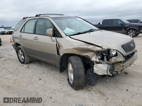 2000 Lexus RX 300 with VIN JT6GF10U2Y0062878, listed as a Copart auction lot 70833424 with 211,385 mi miles and Salvage Title. Bid and sale history available at carsss.com. Image 4.