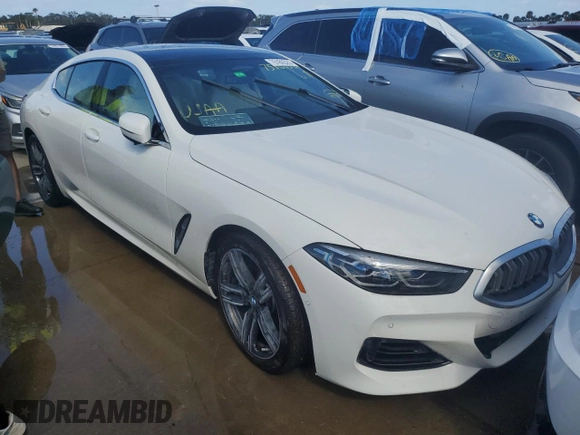 2024 BMW 8 Series 840i with VIN WBAGV2C08RCP56174, listed as a Copart auction lot 75160524 with 0 mi miles and Non Repairable. Bid and sale history available at carsss.com. Image 4.