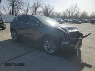 2025 Lexus NX 350h Premium z VIN 2T2GKCEZ8SC048481, wystawiony jako Copart lot #47805105 z przebiegiem Nie podano mil oraz Szkoda całkowita • Salvage title. Historia ofert i sprzedaży dostępna na DreamBid. Obrazek 4.