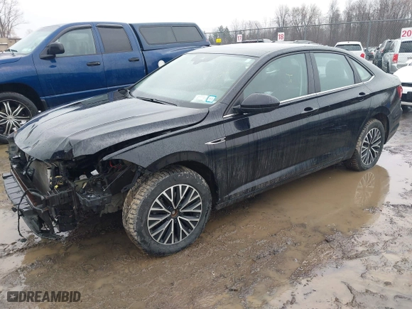2019 Volkswagen Jetta SEL with VIN 3VWE57BU4KM237314, listed as a IAAI auction lot 41988419 with 64,012 mi miles. Bid and sale history available at carsss.com. Image 2.