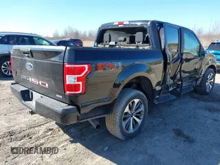 2019 Ford F-150 XL with VIN 1FTEW1EP5KKE97862, listed as a IAAI auction lot 41831711 with 36,037 mi miles. Bid and sale history available at carsss.com. Image 4.