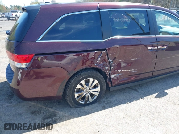 2014 Honda Odyssey EX-L with VIN 5FNRL5H68EB092245, listed as a IAAI auction lot 42135356 with 92,202 mi miles and . Bid and sale history available at carsss.com. Image 6.