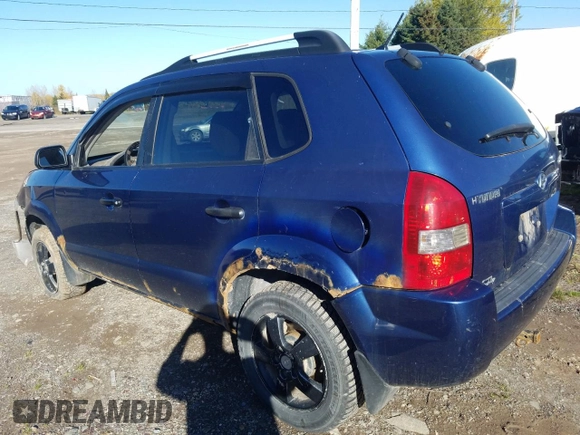 2006 Hyundai Tucson GL with VIN KM8JM72B76U405771, listed as a Copart auction lot 76751074 with 233,649 mi miles and Salvage Title. Bid and sale history available at carsss.com. Image 2.