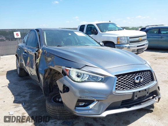 2019 Infiniti Q50 Luxe с VIN JN1EV7AP0KM514389, выставлен на аукционе IAAI как лот 42082646 с пробегом 77 339 миль миль и . История ставок и продаж доступна на DreamBid. Изображение 1.