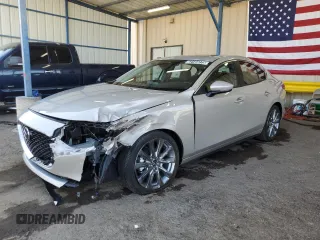 2025 Mazda 3 S Preferred with VIN JM1BPACM7S1761503, listed as a Copart auction lot 52154275 with 9,531 mi miles and Non Repairable. Bid and sale history available at DreamBid. Image 1.