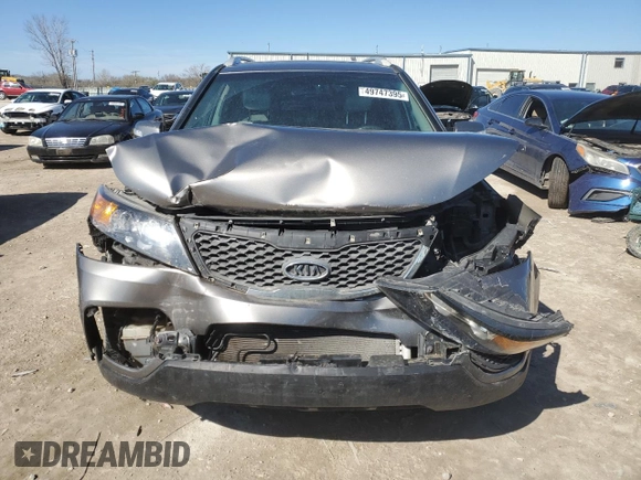 2012 Kia Sorento LX with VIN 5XYKT3A63CG212684, listed as a Copart auction lot 49747395 with Not Provided miles and Salvage Title. Bid and sale history available at DreamBid. Image 5.