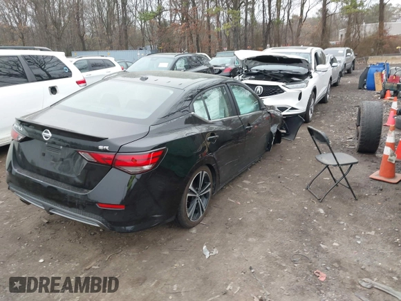 2020 Nissan Sentra SR with VIN 3N1AB8DV5LY218161, listed as a IAAI auction lot 41911624 with 36,973 mi miles and . Bid and sale history available at DreamBid. Image 4.