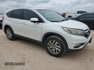 2015 Honda CR-V EX-L with VIN 5J6RM4H7XFL042505, listed as a Copart auction lot 50593285 with 69,682 mi miles and Salvage Title. Bid and sale history available at carsss.com. Image 4.
