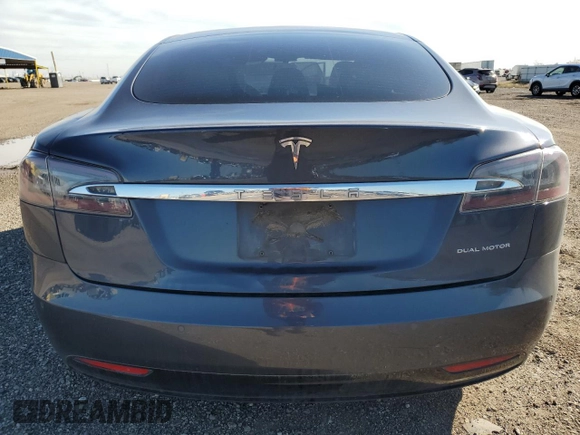 2020 Tesla Model S Long Range with VIN 5YJSA1E25LF359551, listed as a Copart auction lot 41495655 with Not provided miles and Clean title. Bid and sale history available at DreamBid. Image 6.