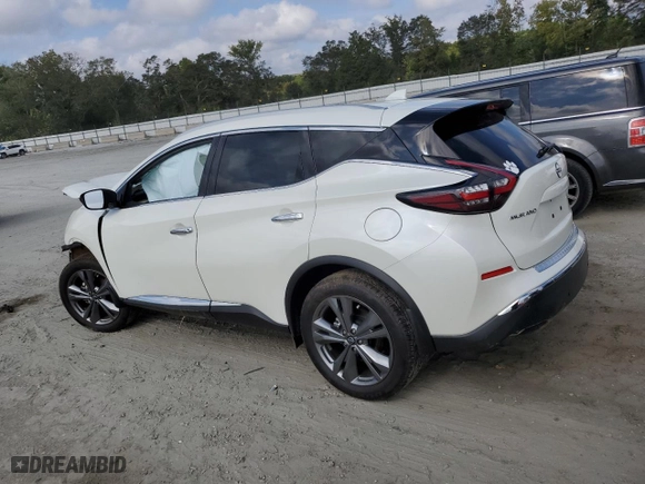 2023 Nissan Murano Platinum with VIN 5N1AZ2DJ5PC121295, listed as a Copart auction lot 71807944 with 17,286 mi miles and Salvage Title. Bid and sale history available at carsss.com. Image 2.