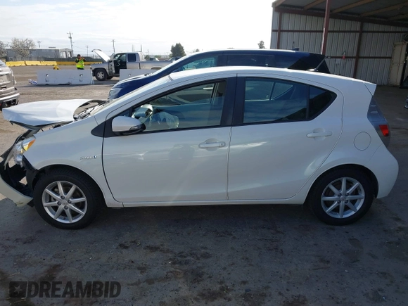 2012 Toyota Prius c One with VIN JTDKDTB38C1514005, listed as a IAAI auction lot 41903868 with 62,344 mi miles. Bid and sale history available at carsss.com. Image 15.