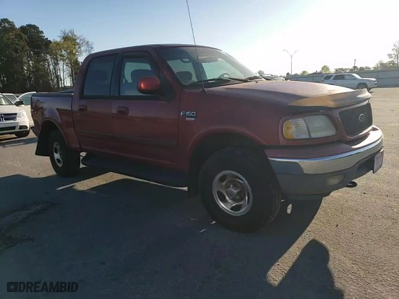 2001 Ford F-150 SuperCrew XLT with VIN 1FTRW08W61KF97692, listed as a Copart auction lot 50735415 with 300,525 mi miles and Salvage Title. Bid and sale history available at carsss.com. Image 10.