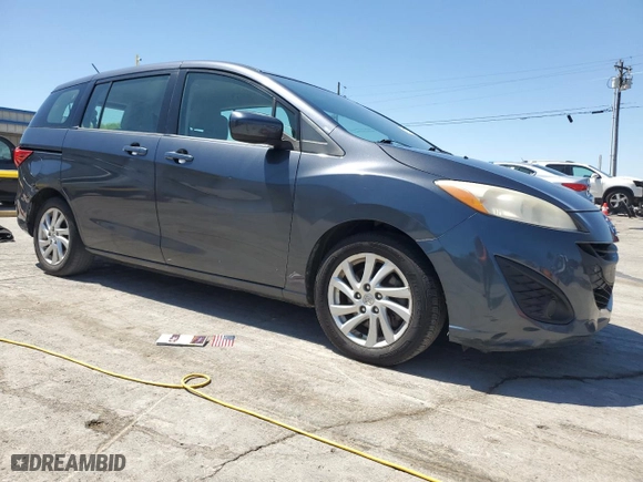 2012 Mazda Mazda5 Sport with VIN JM1CW2BL6C0105046, listed as a Copart auction lot 53164925 with 141,238 mi miles and Salvage Title. Bid and sale history available at carsss.com. Image 4.