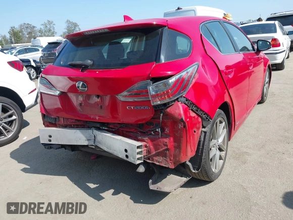 2015 Lexus CT 200h with VIN JTHKD5BH7F2229526, listed as a IAAI auction lot 42450596 with 110,661 mi miles and . Bid and sale history available at DreamBid. Image 4.