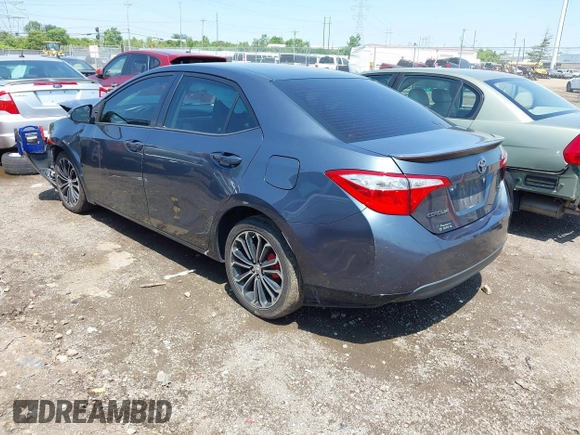 2016 Toyota Corolla L z VIN 2T1BURHE7GC509746, wystawiony jako IAAI lot #42394988 z przebiegiem 243 243 mil mil oraz . Historia ofert i sprzedaży dostępna na DreamBid. Obrazek 3.