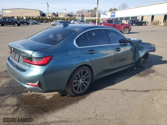 2020 BMW 3 Series 330i xDrive with VIN WBA5R7C06LFH43067, listed as a Copart auction lot 47845715 with 0 mi miles and Clean Title. Bid and sale history available at carsss.com. Image 3.
