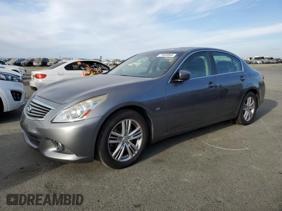 2015 Infiniti Q40 with VIN JN1CV6AP5FM502794, listed as a Copart auction lot 71603064 with 249,874 mi miles and Salvage Title. Bid and sale history available at carsss.com. Image 1.