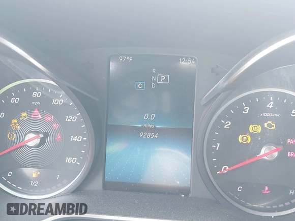 2019 Mercedes-Benz C 300 with VIN 55SWF8DB3KU304610, listed as a IAAI auction lot 42318044 with 92,854 mi miles and . Bid and sale history available at DreamBid. Image 7.