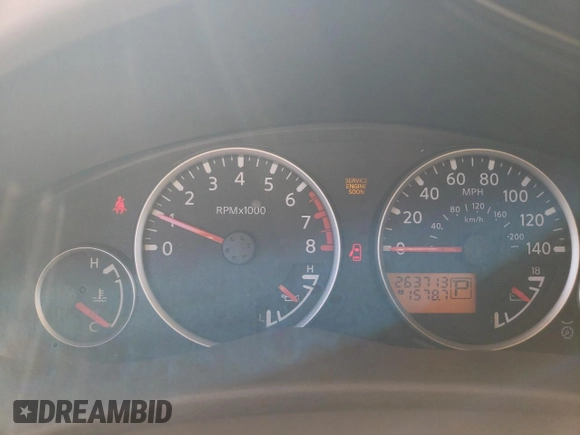 2005 Nissan Pathfinder SE with VIN 5N1AR18U55C755086, listed as a Copart auction lot 46274415 with 263,713 mi miles and Salvage Title. Bid and sale history available at carsss.com. Image 9.