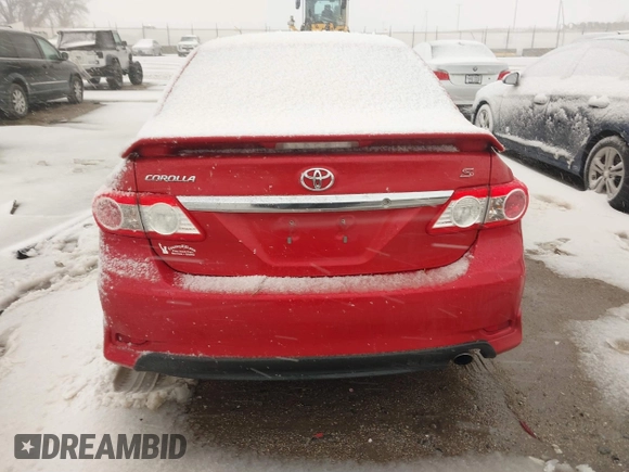 2013 Toyota Corolla L with VIN 5YFBU4EE0DP093820, listed as a IAAI auction lot 41832927 with 161,204 mi miles. Bid and sale history available at carsss.com. Image 16.