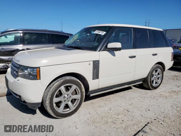 2010 Land Rover Range Rover SC Autobiography with VIN SALMP1E49AA327936, listed as a Copart auction lot 57446715 with 86,651 mi miles and Salvage title. Bid and sale history available at DreamBid. Image 1.