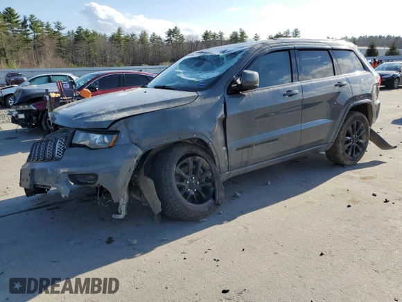 2021 Jeep Grand Cherokee Laredo X z VIN 1C4RJFAG5MC769505, wystawiony jako Copart lot #53570805 z przebiegiem 30 851 mil mil oraz Szkoda całkowita • Salvage title. Historia ofert i sprzedaży dostępna na DreamBid. Obrazek 1.