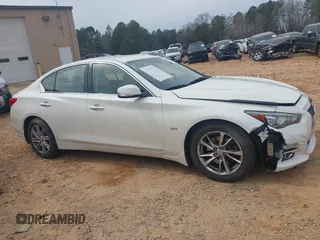 2017 Infiniti Q50 3.0t Premium with VIN JN1EV7AR8HM839141, listed as a IAAI auction lot 41803774 with 109,893 mi miles. Bid and sale history available at carsss.com. Image 13.