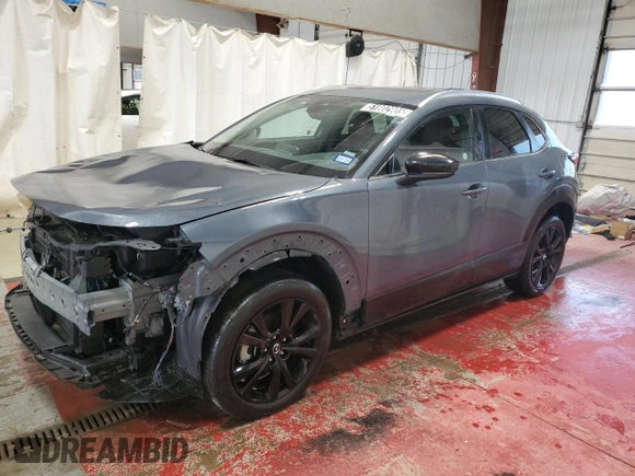 2023 Mazda CX-30 S Carbon Edition with VIN 3MVDMBCM3PM532381, listed as a Copart auction lot 51802905 with 39,536 mi miles and Clean Title. Bid and sale history available at DreamBid. Image 1.