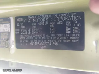2014 Kia Soul + with VIN KNDJP3A52E7041398, listed as a IAAI auction lot 41932836 with 175,557 mi miles. Bid and sale history available at carsss.com. Image 9.