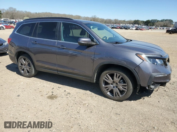 2021 Honda Pilot Special Edition with VIN 5FNYF5H20MB036539, listed as a Copart auction lot 47749615 with 55,967 mi miles and Salvage Title. Bid and sale history available at DreamBid. Image 4.