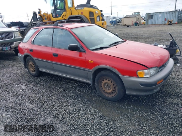 1995 Subaru Impreza with VIN JF1GF6558SH814122, listed as a IAAI auction lot 41787655 with 247,202 mi miles and . Bid and sale history available at DreamBid. Image 1.
