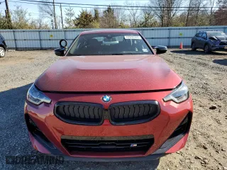 2025 BMW 2 Series M240i xDrive with VIN 3MW53CM00S8F06846, listed as a Copart auction lot 47293305 with 1,314 mi miles and Salvage Title. Bid and sale history available at carsss.com. Image 5.