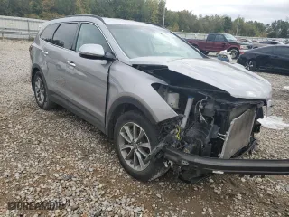 2019 Hyundai Santa Fe XL SE with VIN KM8SN4HF6KU305309, listed as a Copart auction lot 78961554 with 37,257 mi miles and Salvage Title. Bid and sale history available at carsss.com. Image 4.