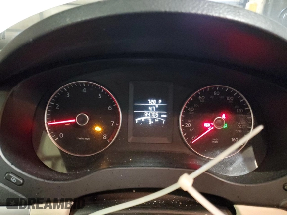 2012 Volkswagen Jetta SEL with VIN 3VWLP7AJ9CM314236, listed as a Copart auction lot 43470145 with 134,705 mi miles and Salvage title. Bid and sale history available at DreamBid. Image 9.