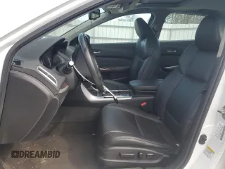 2017 Acura TLX with VIN 19UUB1F32HA005839, listed as a Copart auction lot 50498705 with 50,660 mi miles and Salvage title. Bid and sale history available at DreamBid. Image 7.