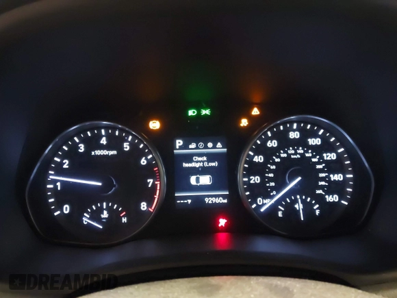 2018 Hyundai Elantra with VIN KMHH35LE6JU018992, listed as a IAAI auction lot 42093318 with 92,960 mi miles and . Bid and sale history available at DreamBid. Image 7.