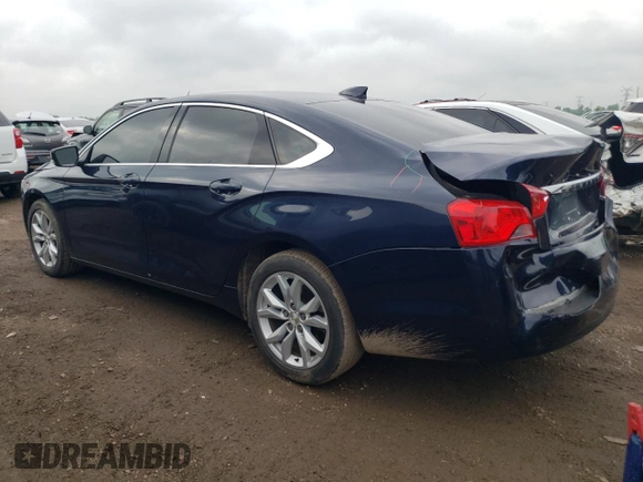 2016 Chevrolet Impala LT with VIN 2G1105SA9G9200570, listed as a Copart auction lot 58587575 with 133,489 mi miles and Salvage title. Bid and sale history available at DreamBid. Image 2.