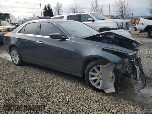 2014 Cadillac CTS Luxury RWD with VIN 1G6AR5SX1E0166474, listed as a Copart auction lot 49721625 with 112,390 mi miles and Salvage Title. Bid and sale history available at carsss.com. Image 4.